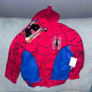 Spider-Man Kids Costume Hoodie - Red and Blue
